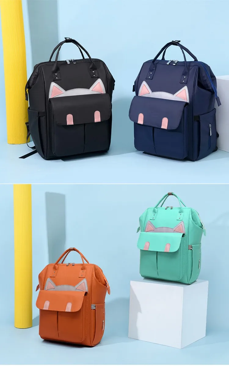 Многофункциональный большой емкости сумка для подгузников рюкзак модные детские сумки для мамы бутылка коляска с отверстиями для ног сумка