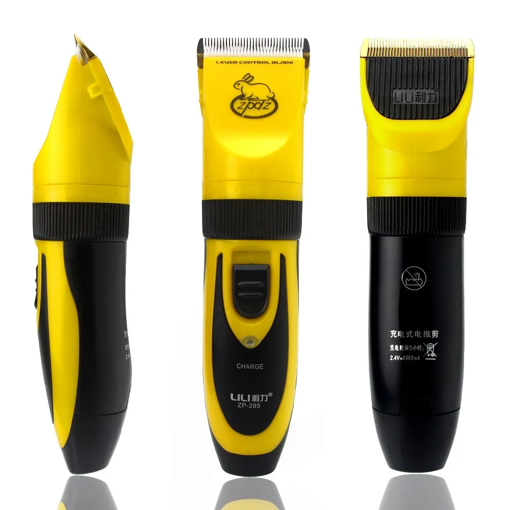 

Professional Rechargeable Pet Dog Hair Trimmer Scissors 35W Dog Rabbits Hair Shaver Powerful Horse Grooming Cutting Machine