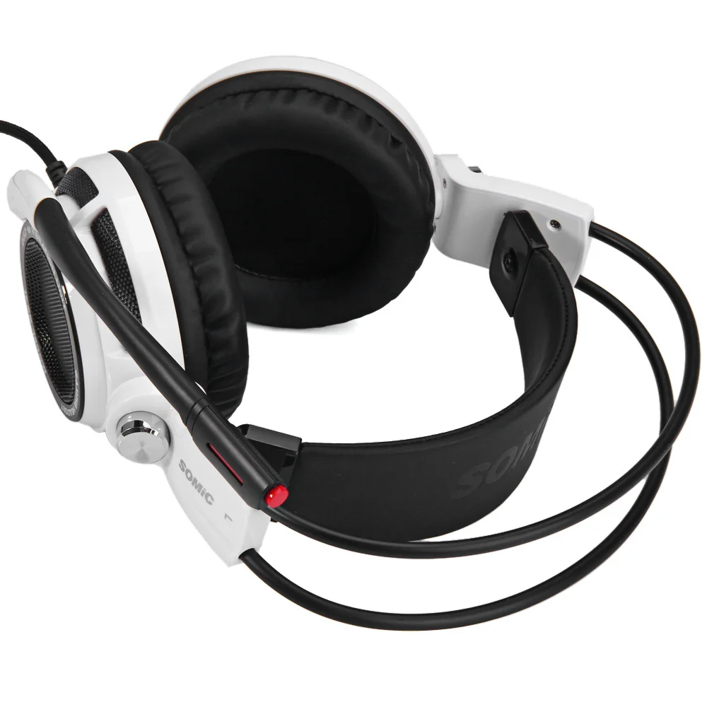 Somic G941 7,1 звук вибрации игровая гарнитура стерео Бас шумоподавление наушники с микрофоном светодиодный светильник USB разъем для ПК Игр