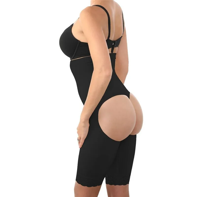 

Women High Waist Full Body Shapewear Butt Lifter tummy slimming Thigh Control Bodysuit Seamless Underwear Panties body shaper