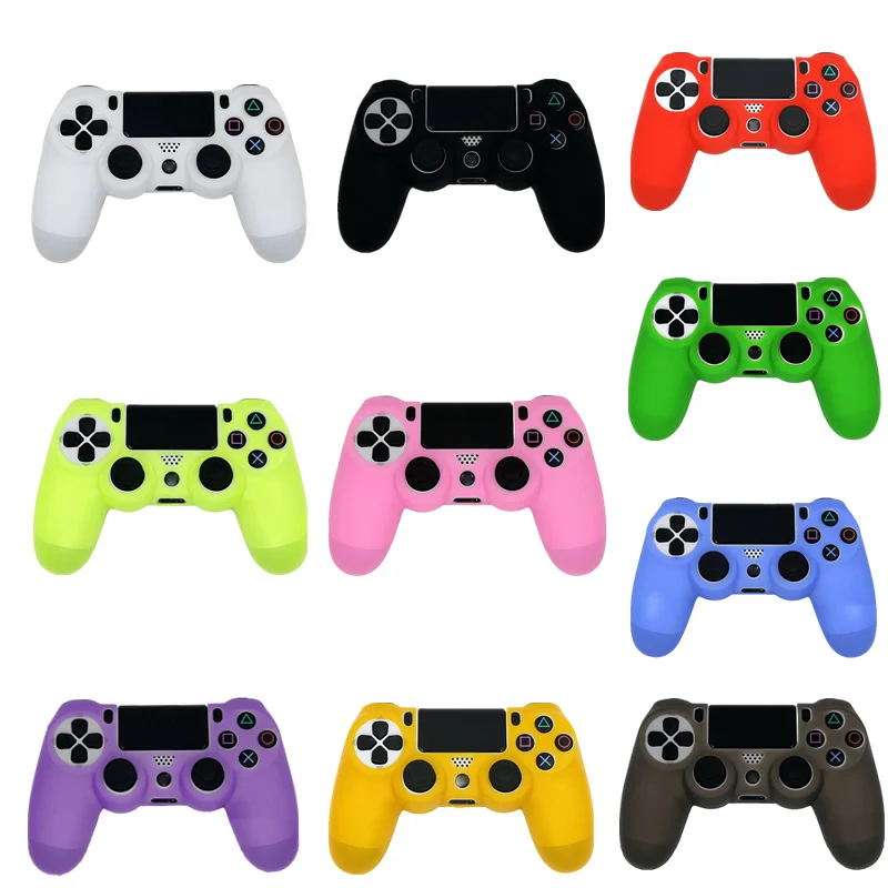 Противоскользящий мягкий силиконовый гелевый резиновый чехол для SONY Playstation 4 PS4