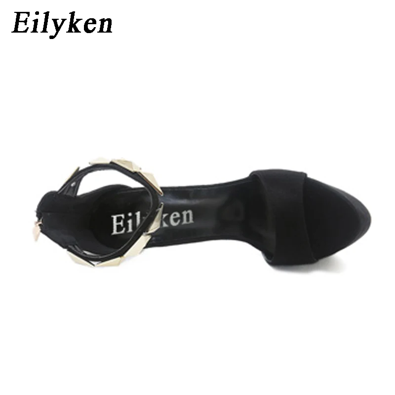 Eilyken/2021 г. Летние женские сандалии гладиаторы Туфли лодочки для клубов вечеринок