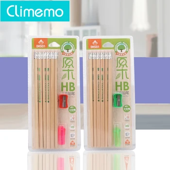 

Climemo 12 Bubble Shell Log Triangular Rod Set HB Pencil Primary School Students'Writing Pen Stationery pencil with eraser
