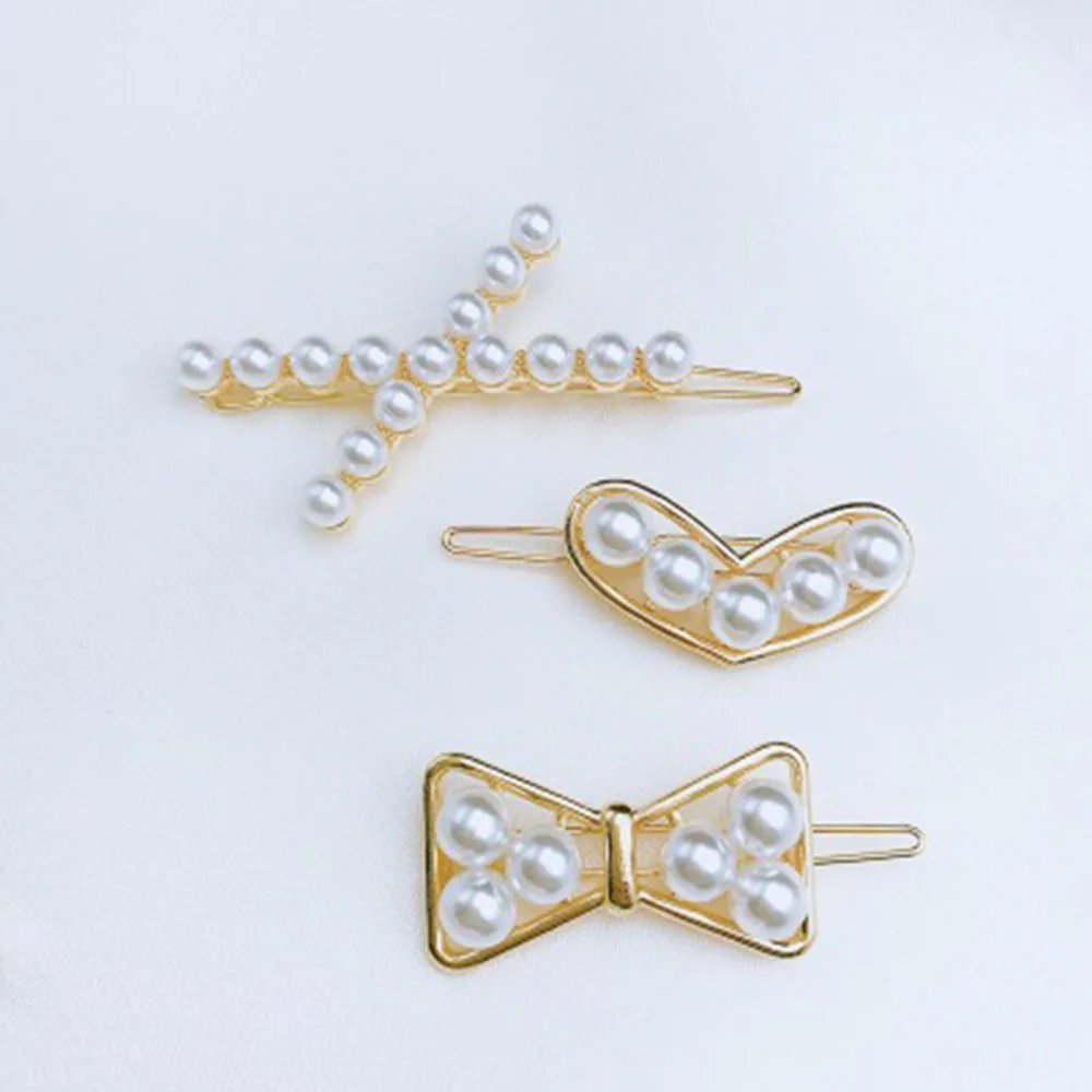 Elegant Temperament Pearl Hairpin Korean Chic Wind Retro Clip Bangs Clip Hairpin Clip Hair Styling Tool 1 Elegant Temperament Pearl Hairpin Korean Chic Wind Retro Clip Bangs Clip Hairpin Clip Hair Styling Tool 3
