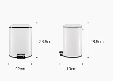 Офис принадлежности корейский стиль милый Педаль тип мусорные контейнеры с крышкой Ванная комната для очистки держатель для мусорного мешка контейнер для хранения LFB905
