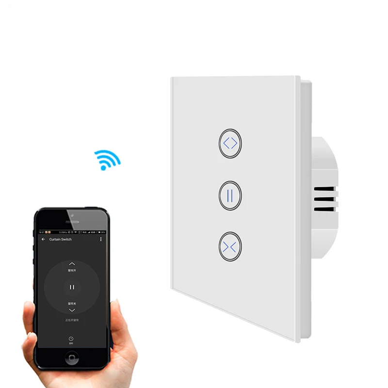 Переключатель Wi Fi TUya smart life электрические шторы роллерные жалюзи Google home Amazon Alexa с