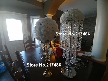 

new style Crystal flower vase centerpiece for wedding events&party;High quality crystal cup centerpieces