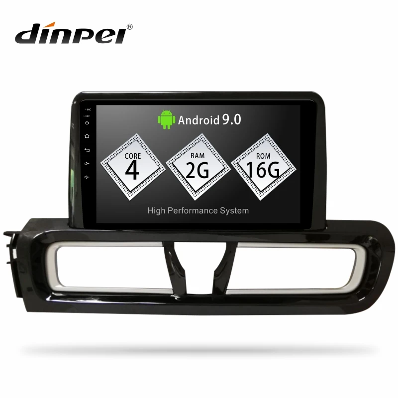 

Dinpei Android 9.0 Car Radio Player GPS Navigation Multimedia for KIA Forte 2017 2018 wifi stereo video