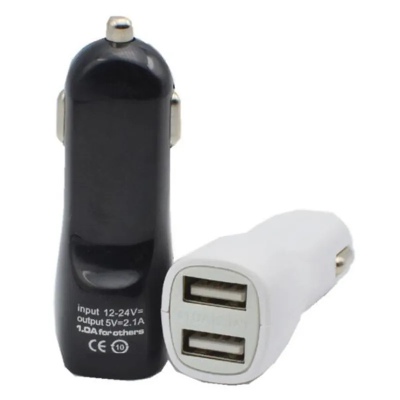 UVR Mini Car Truck Dual 2 порта USB зарядное устройство адаптер для iPhone черный 12 В мощность 1 а