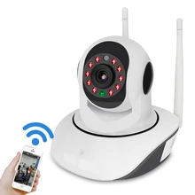V380 1080P IP NETWORK WIFI HD SECURITY CCTV CAMERA 355 Degree PTZ IR-CUT IP ROBOT3 SD H.264 Wireless IP Camera Supports 64GB