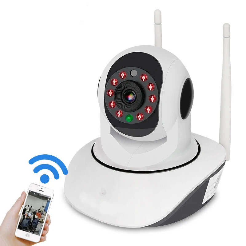 Беспроводная ip камера видеонаблюдения V380 1080P Wi Fi HD 355 градусов PTZ IR CUT ROBOT3 SD H.264
