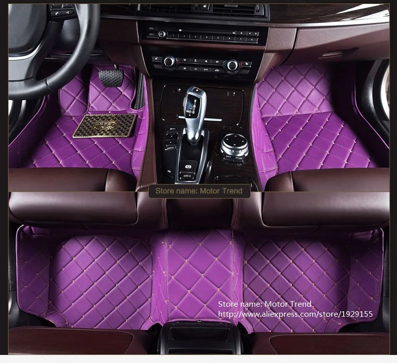 Fully Tailored 4 Piece Car Mat Set With 4 Clips Interior