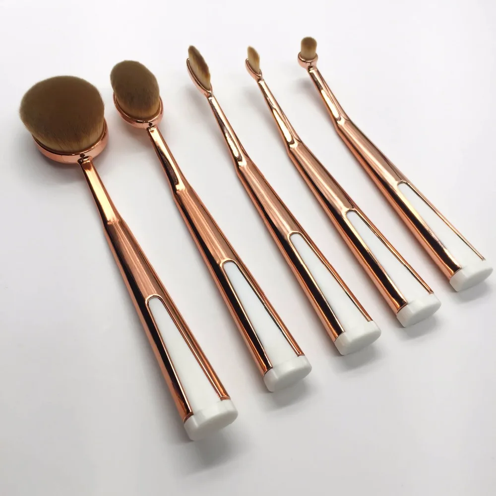Набор косметических средств для макияжа лица 5 шт.|toothbrush makeup brush set|makeup setbrush set |