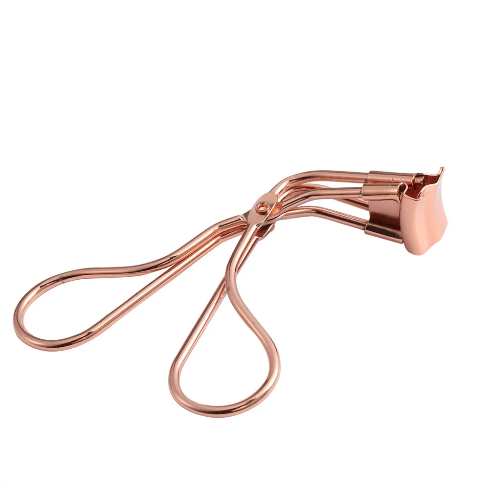 

1Pcs Rose Gold Mini Professional Eyelash Curler Portable Eye Lashes Curling False Eyelashes Tweezer Cosmetics Beauty Makeup Tool