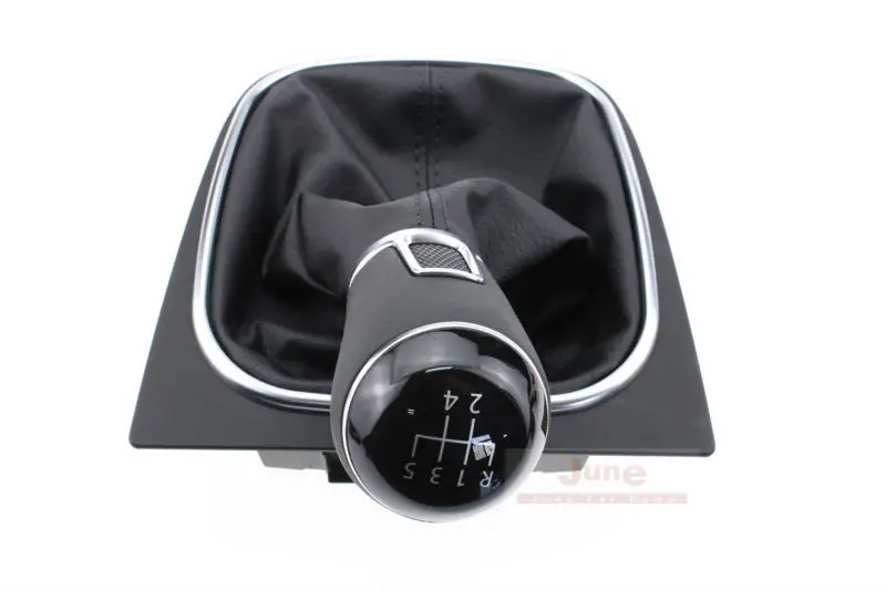 Leather Manual Gear Shift Knob Cover For VW GOLF 5 6 Jetta 5 MK5 VW