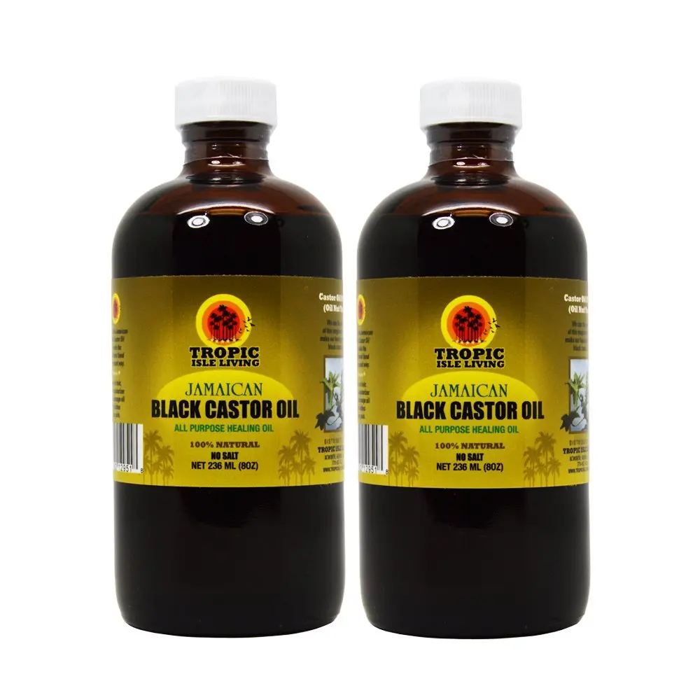 Murah Jamaican pertumbuhan rambut minyak minyak jarak hitam 8 oz (gratis botol)