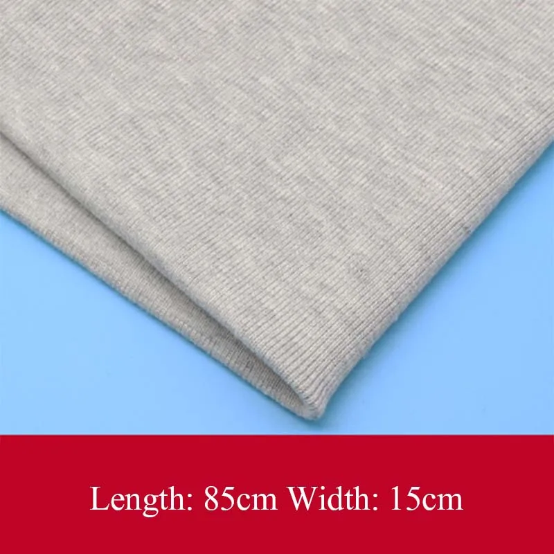 

1pc Rib Fabric Cuff Sweater Collar Thread Jacket Rib Hem Knit Clothing Accessories