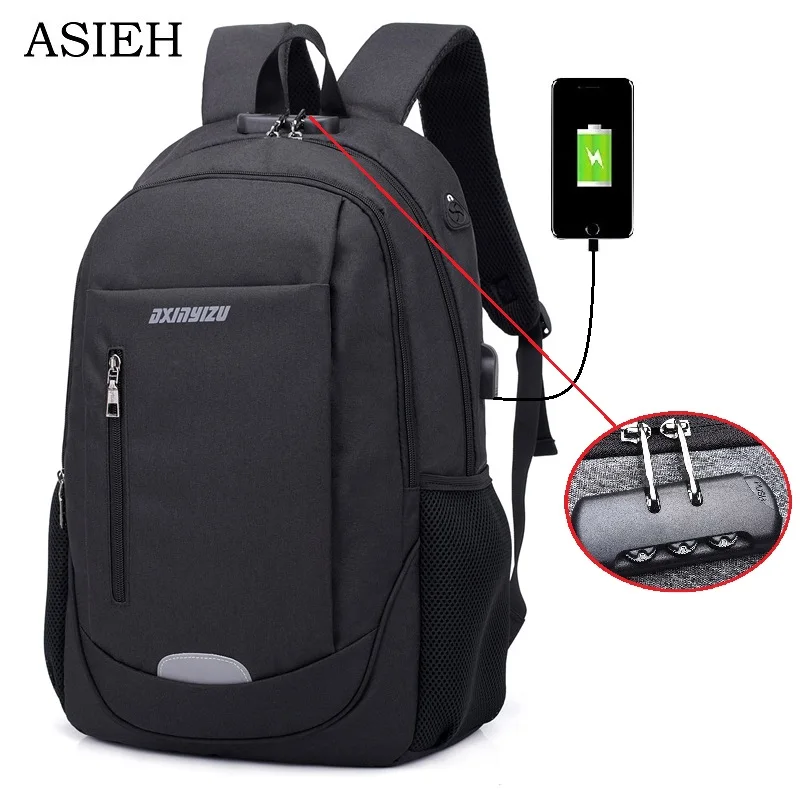 2018 nueva mochila informal anti-robo contraseña moda Niño niña mochila escolar impermeable USB carga viaje mochila escolar 2018 nueva mochila informal anti-robo contraseña moda Niño niña mochila escolar impermeable USB carga viaje mochila escolar