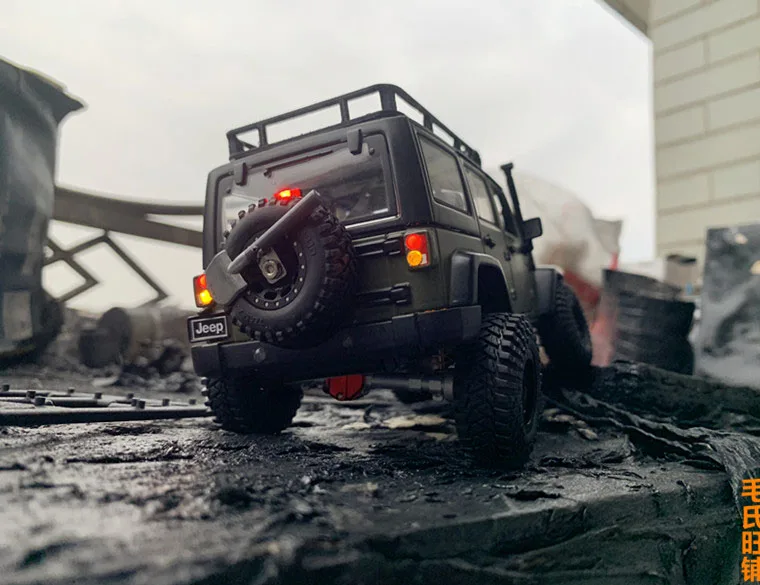 Ручная работа 1:24 RC Гусеничный gk24 альпинистская мофификация автомобиля модифицированная модель автомобиля для Wrangler