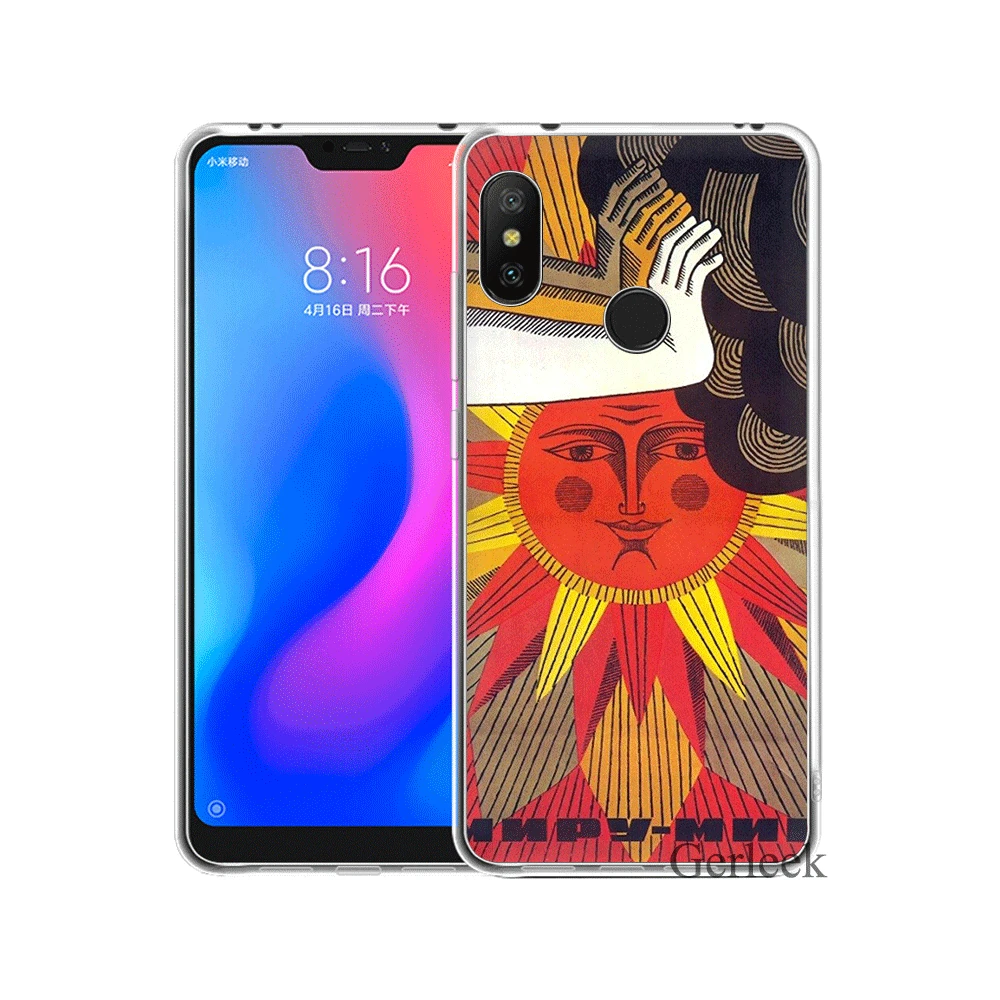 Советский Союз СССР чехол для телефона с флагом Redmi 3S 3 4 4A X 5 5A плюс 6 6A S2 Pro