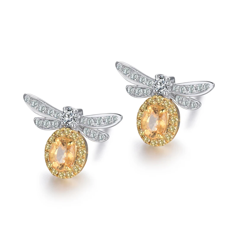 Серьги LOVERJEWELRY для девочек однотонные серьги из двух тонов золота 14 к с