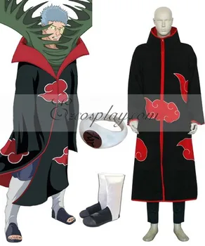 

65% cotton+35% polyester Naruto Akatsuki Zetsu Deluxe Cosplay Costume Set E001