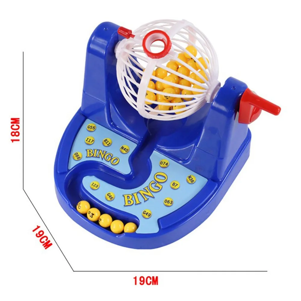 Бинго машина Пластик ручной коленчатого моделирование лотереи джекпот Настольная игра подходит для детские настольные весело Lotter игровой консоли