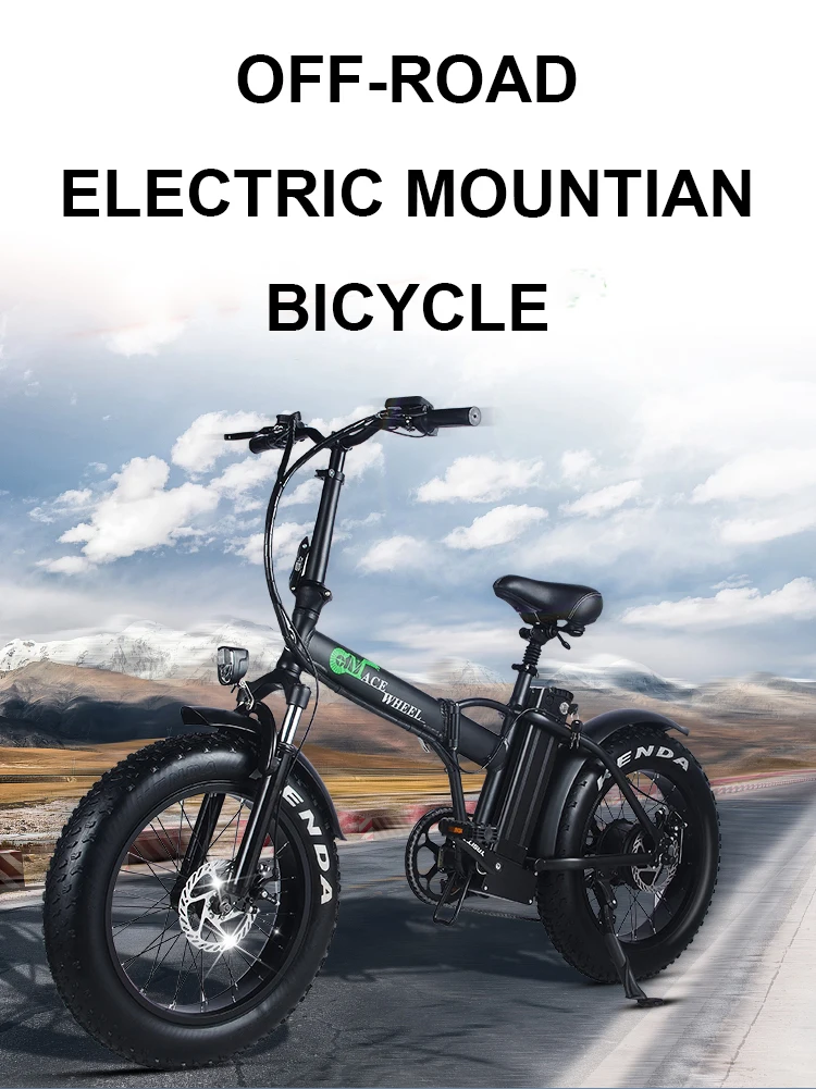 Perfect Inch Bicycle 15ah Frise Of 48 V Lithium Battery 500 W Engine Rear Wheel Speed 40 Km / H Maximum Range Of 50 - 60 Km - Fat Snow 8