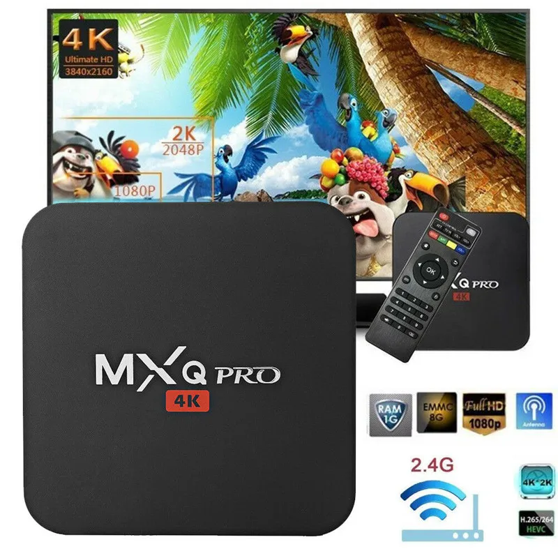 

MXQ Pro 4K S905W Ultra HD 3D 64 Bit Android 7.1 Quad Core Smart TV Box KODI 17.6 Set Top Box