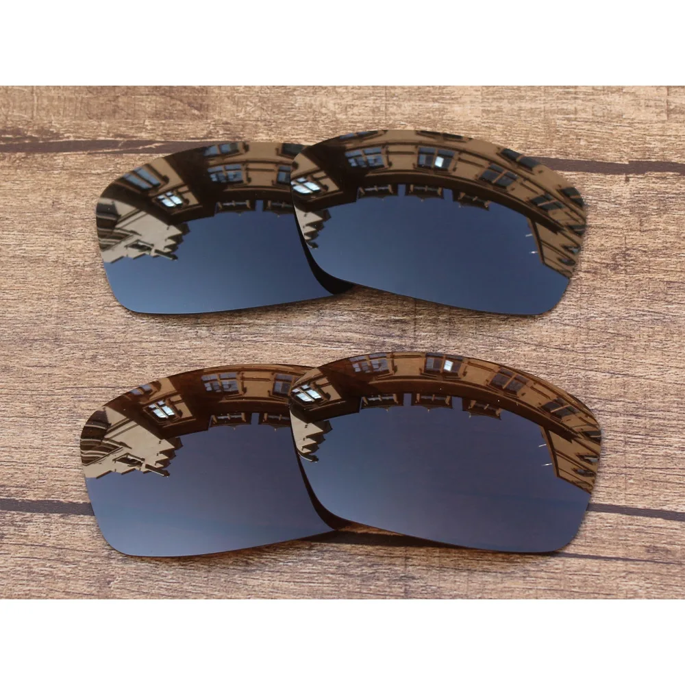 

Vonxyz 2 Pairs Stealth Black & Bronze Brown Polycarbonate Replacement Lenses for-Oakley Hijinx Frame