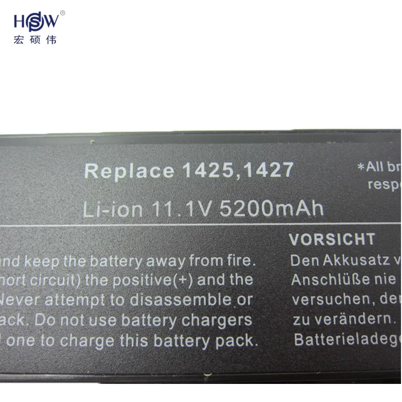 HSW батарея для ноутбука EL80 EL81 FL90 FL91 E42 K42 Dell Inspiron 1425 1427 Аккумулятор ноутбука|laptop