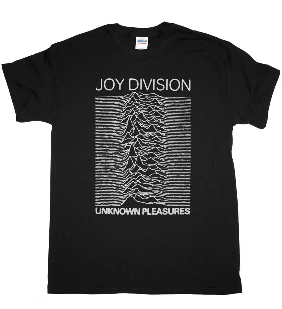 JOY DIVISION UNKNOWN PLEASURES '79 POST PUNK BAUHAUS Новая Черная футболка
