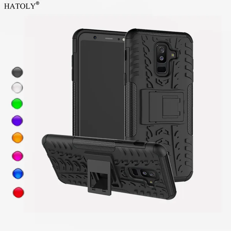 Чехол бампер для Hoesje Samsung Galaxy A6 Plus 2018 силиконовый армированный чехол задний