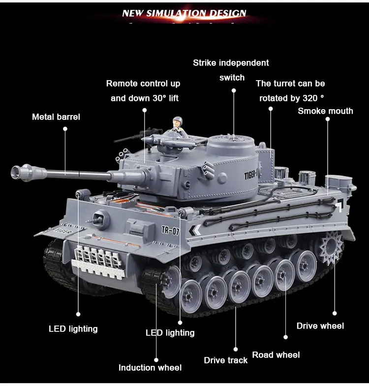 RC T-90 основной боевой танк M1A2 Abrams основной боевой танк немецкий танк тигр пластиковый военный модель может заряжаться детская игрушка в подарок