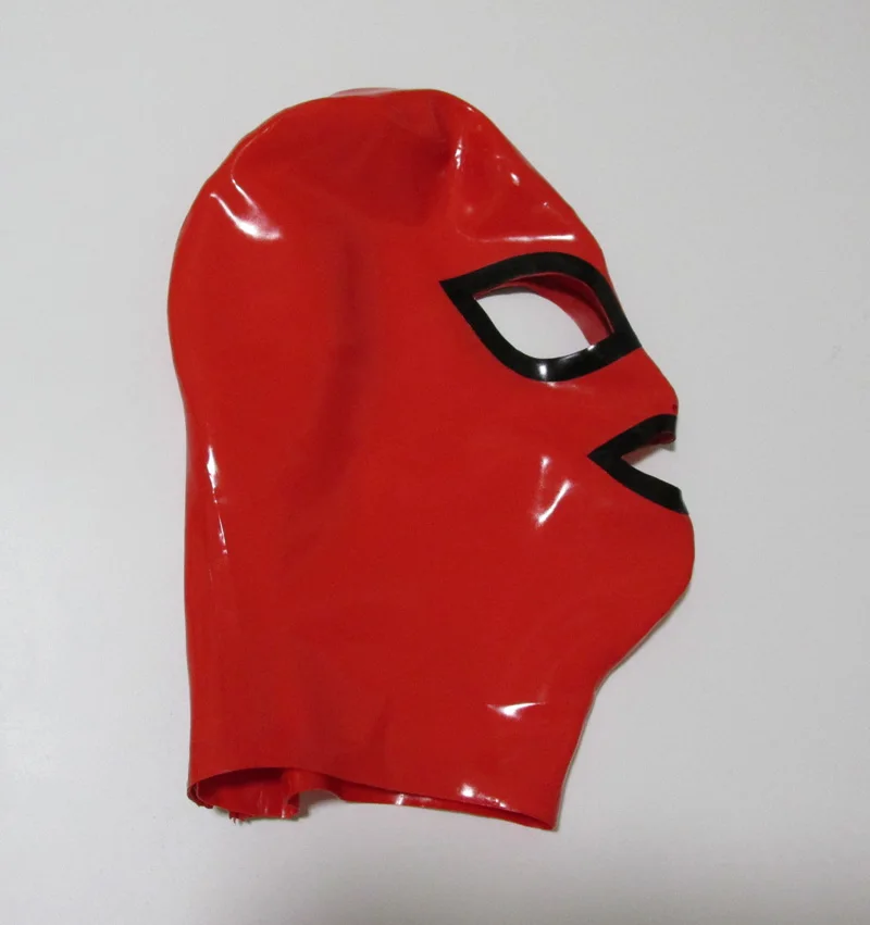 Латексная резиновая маска с открытыми глазами и Ротом унисекс|masking canopy|mask and snorkel