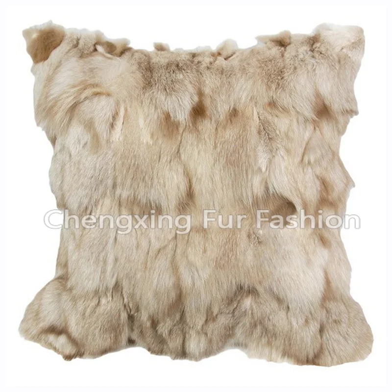 CX D 45B Natural Color Fox Fur Pillow Fox Fur by Package Fur Pillow