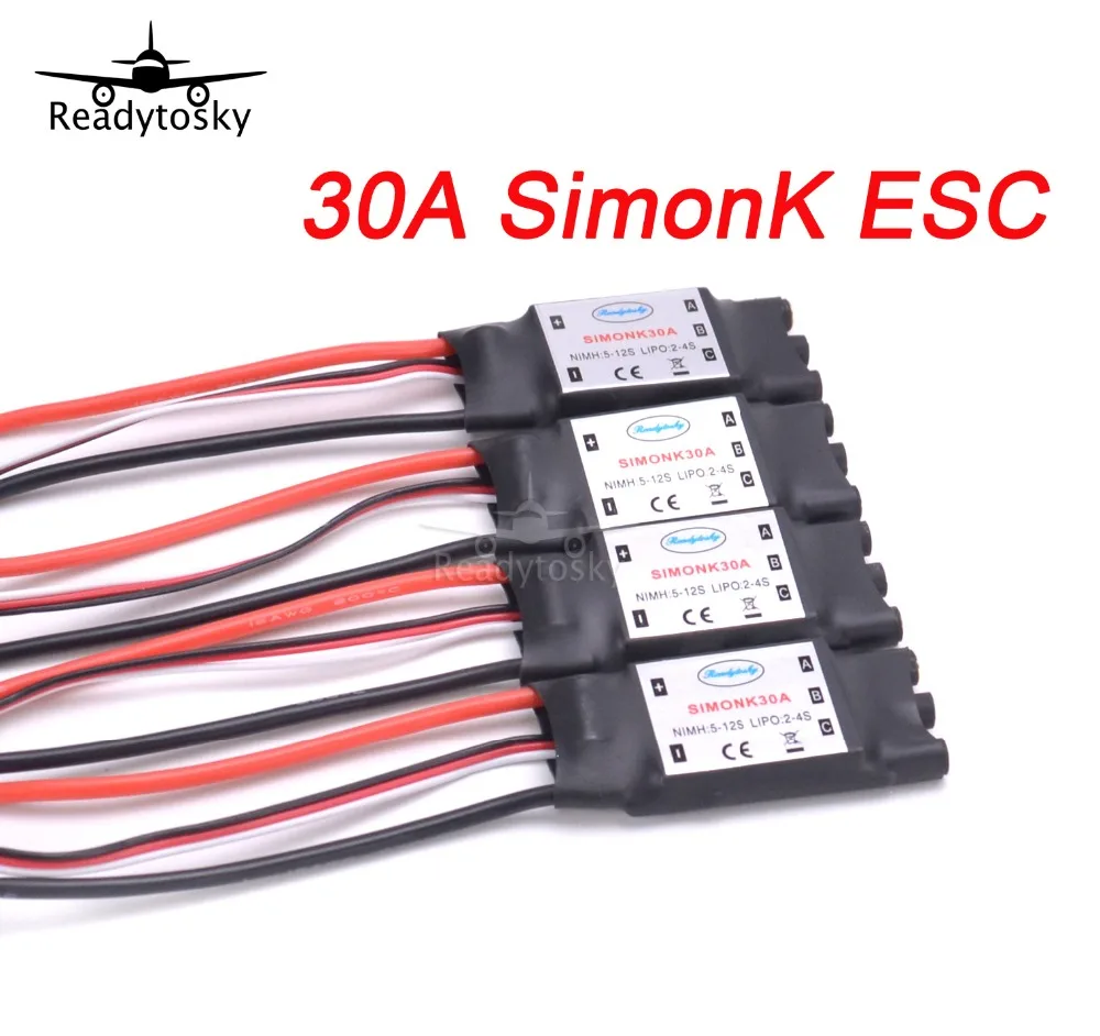 Новый 30A Simonk ESC с BEC для квадрокоптера F450 S500 S550 RC | Игрушки и хобби