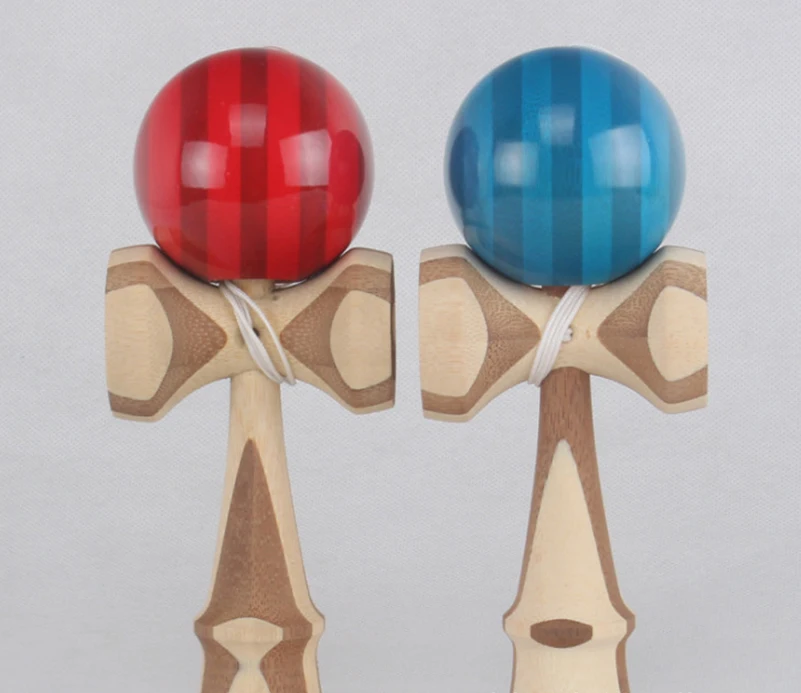 1 шт. профессиональные бамбуковые ПУ краски деревянные Kendama шары умелые Jumbo Kendama на открытом воздухе жонглировать игры шарики игрушки для подарков