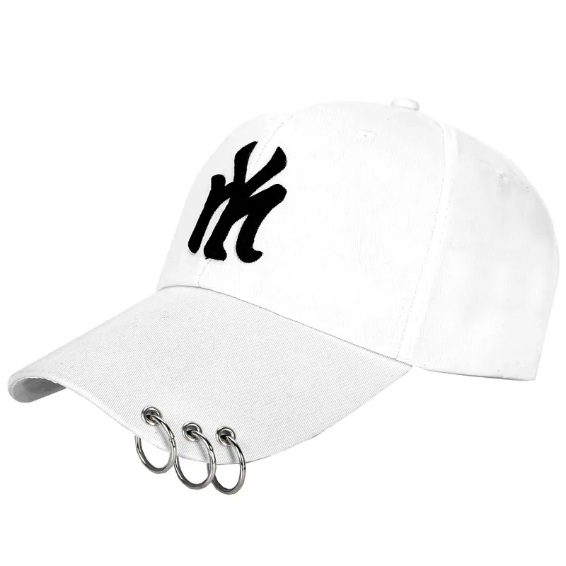 Новая бейсбольная Кепка унисекс хлопковая Выходная шляпа NY вышивка Snapback в стиле панк спортивные шапки для мужчин и женщин хоккейная Регулируемая Кепка s