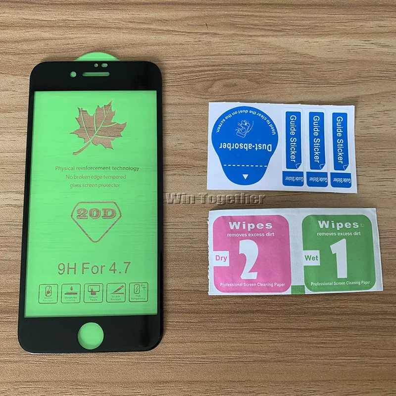 100pcs 2019 New Arrived Fashion Luxury 9h 20d Tempered Glass For