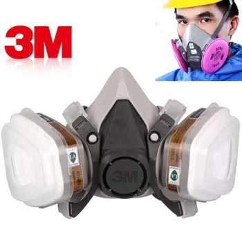 3M 6200 Gas Mask Paint Spraying 