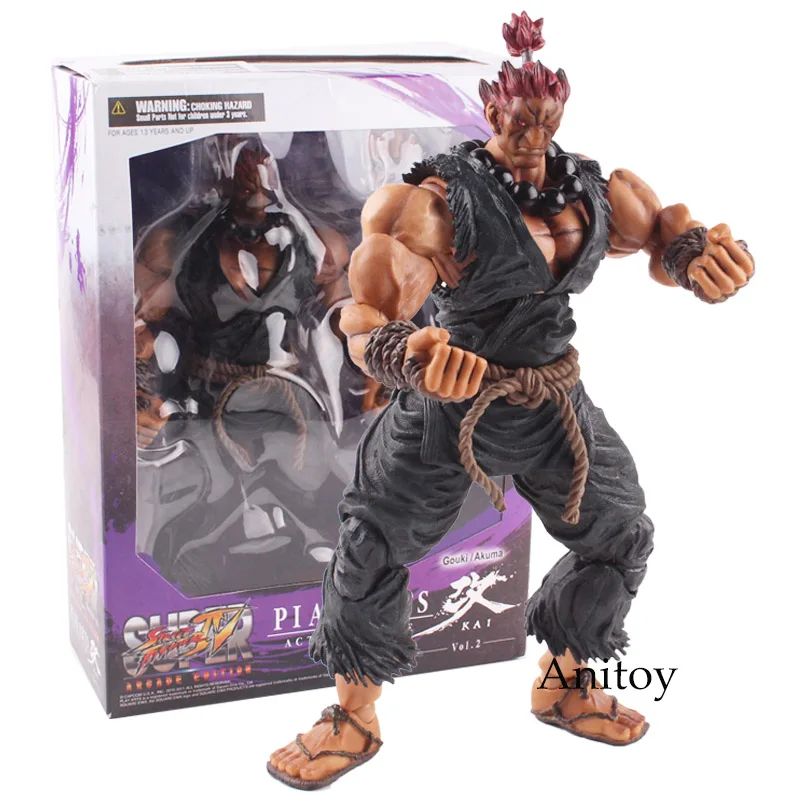 

PLAY ARTS KAI Street Fighter IV 4 Gouki Akuma SUPER ARCADE EDITION Vol.2 PVC Action Figure Collectible Model Toy 23.5cm KT4773