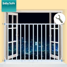 Babysafe ограждение для детской безопасности 2 шт защита окна перила балкон окна безопасности 96-165 см окна сети