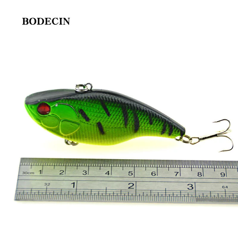 Fishing Lure Wobblers Artificial Baits Peche Crankbait 75mm 18g VIB Hard Bait With Hooks 1PS 3d Eye Lifelike Wobbler Swim Tackle (11)
