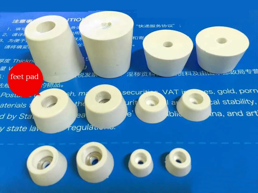 Buy White Rubber feet pads Machine bottom pads