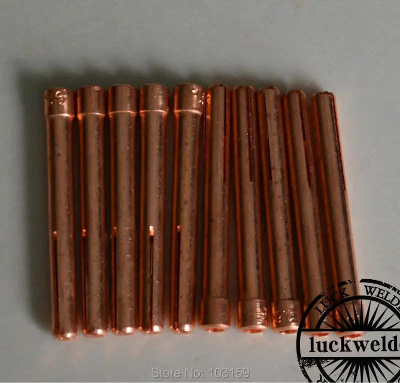 

10pcs 1/8" 10N25 3.2mm TIG Collet Tips For WP17 18 26 TIG Welding Torch Series