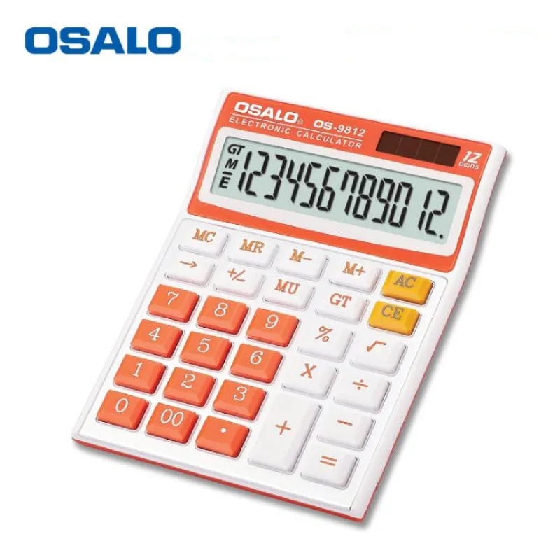 New 9812 Dual power metal panel calculator solar calculator 12 bit display for office School calculators 1 New 9812 Dual power metal panel calculator solar calculator 12 bit display for office School calculators 2