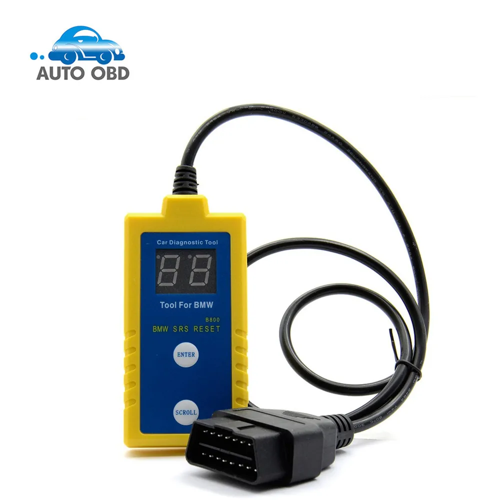 New B800 Airbag SRS Reset Scanner OBD 2 Diagnostic Tool for BMW Vehicle
