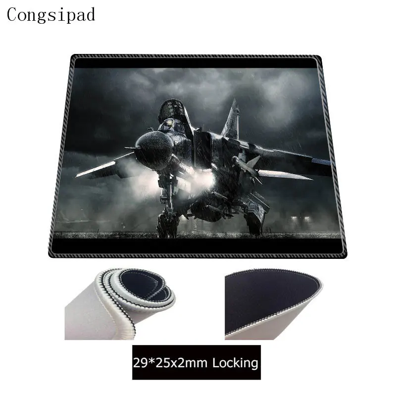 Congsipad Fighter Jet In Rain большой игровой коврик для мыши с запирающим краем 40*90 см