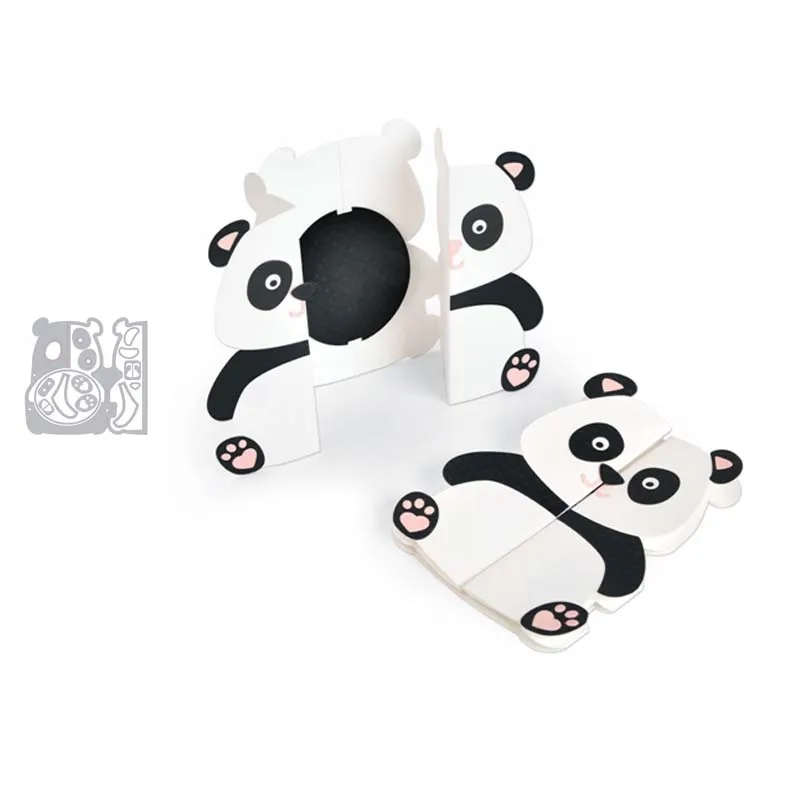 

Metal cutting dies cut die mold 2019 New panda Scrapbook paper craft knife mould blade punch stencils